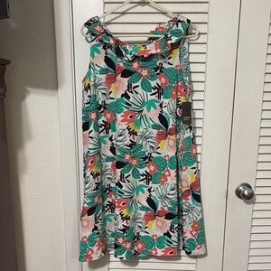 Crown & Ivy Tropical Floral Dress